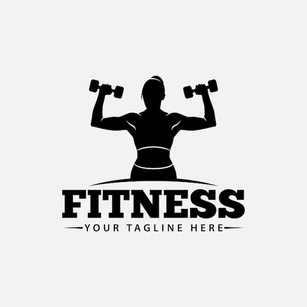 fitness logo design template