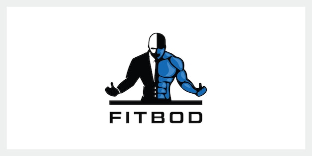 Fitness logo ontwerp inspiratie vector iconen Premium Vector