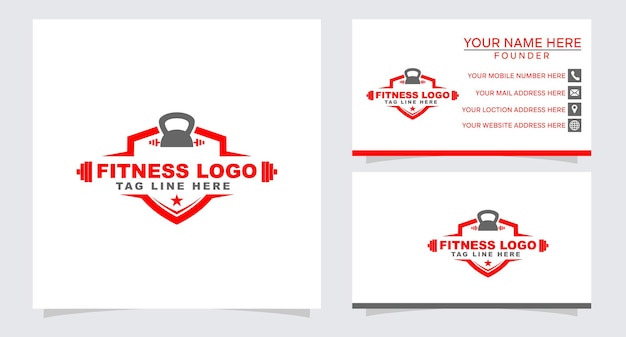 Fitness logo template