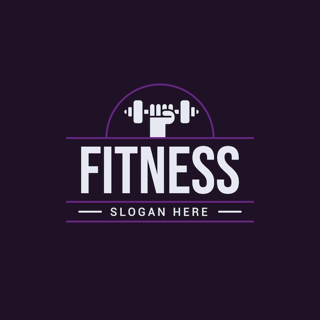 Fitness logo template