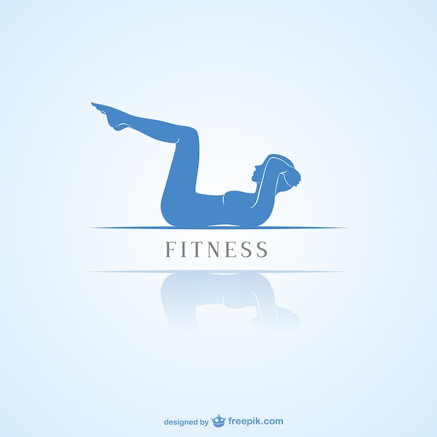 Fitness minimalistische logo