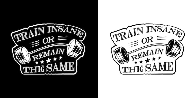 Fitness op maat t-shirt ontwerp Workout gym typografie op maat t shirt ontwerp