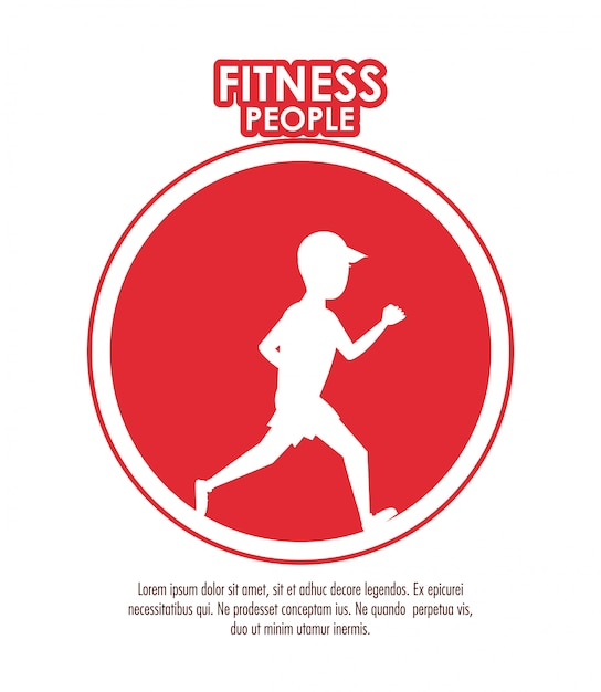 Poster di persone di fitness