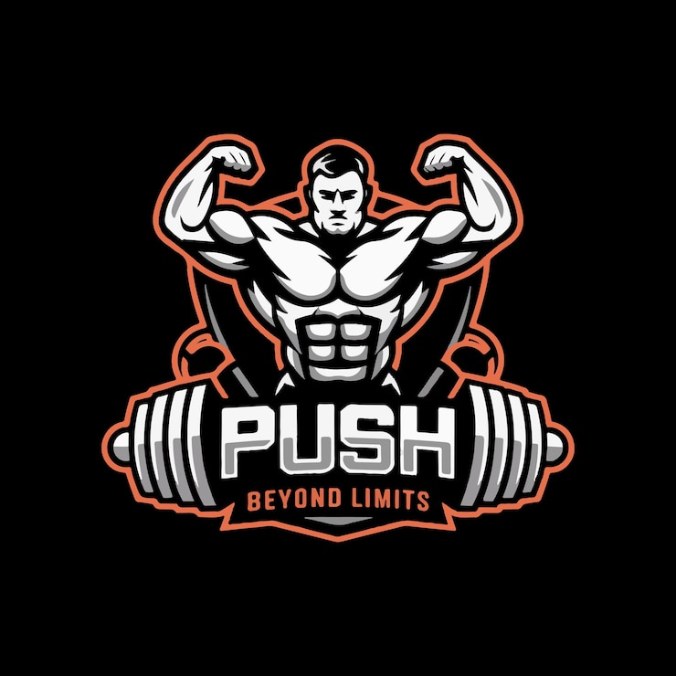 Vector fitness t shirt design for gym