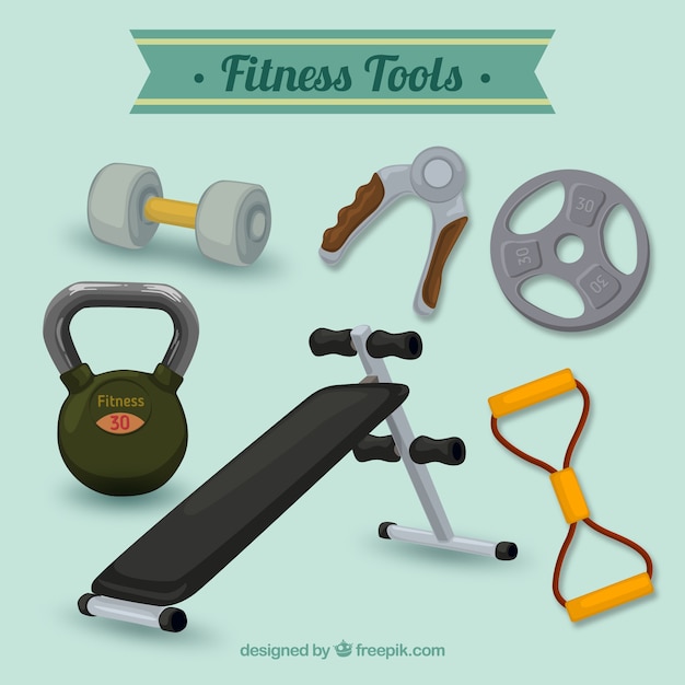 Fitness tools collection