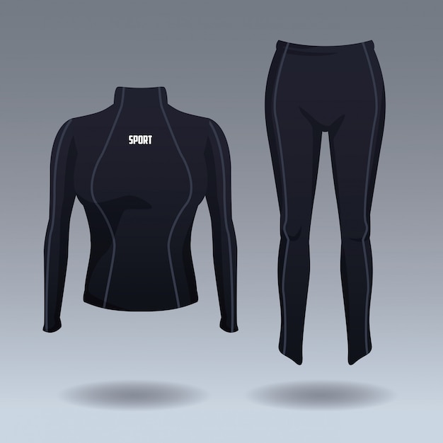 Vector fitness women jacket and pants wear