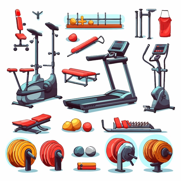 Vector fitnessapparatuur