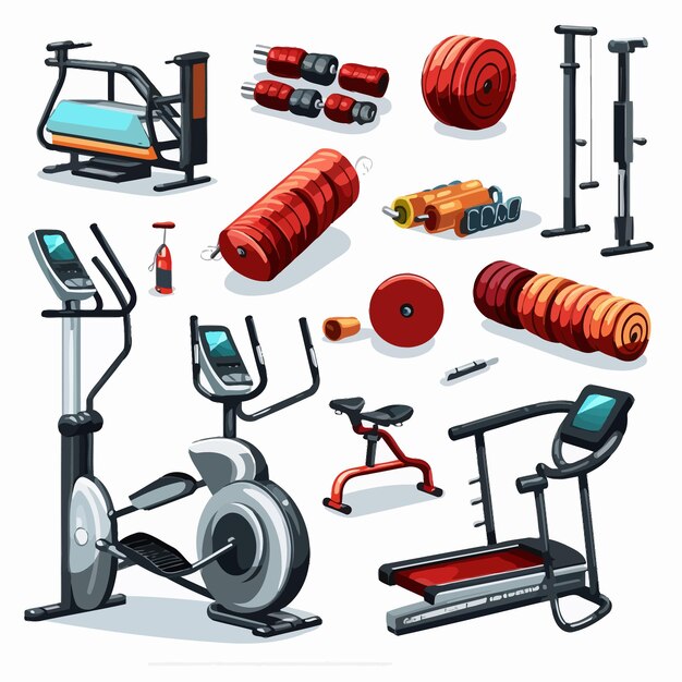 Vector fitnessapparatuur