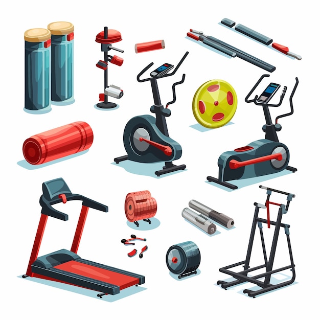 Vector fitnessapparatuur