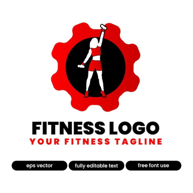 Fitnessclub vector logo