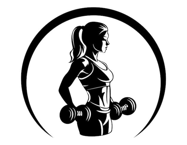 fitnessgym logo creative and original for your business or company logotype vector illustration