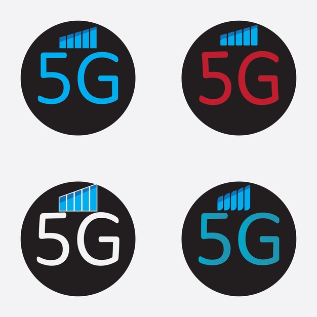 5g 로고 벡터 일러스트