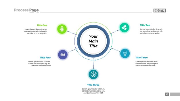 Five Options Plan Slide Template