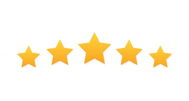 Five Stars Customer Product Rating Review