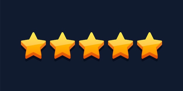 Five stars rating