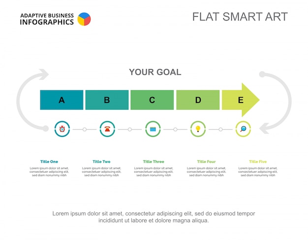 Five Steps Startup Slide Template