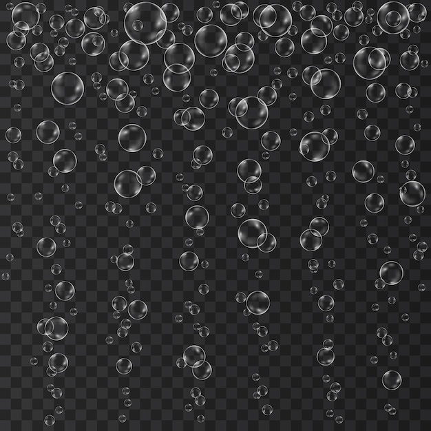 Fizzing air bubbles texture.