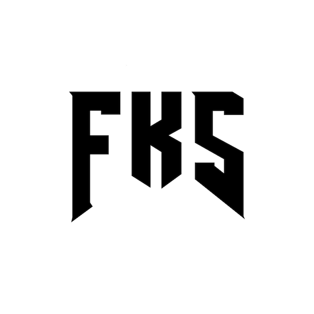 fks letter logo design for technology company fks logo design black and white color combination fks logo fks vector fks design fks icon fks alphabet fks typography logo design