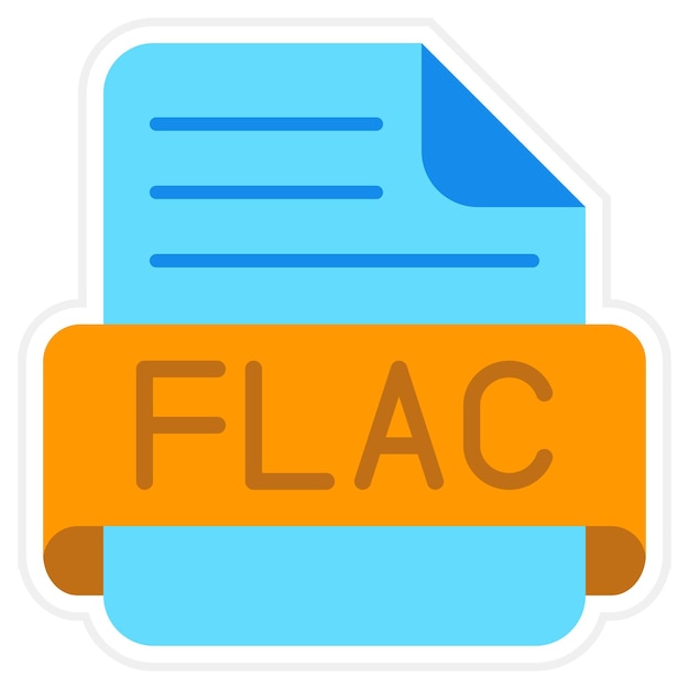 Vector flac icon