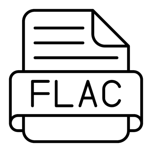 Vector flac icon