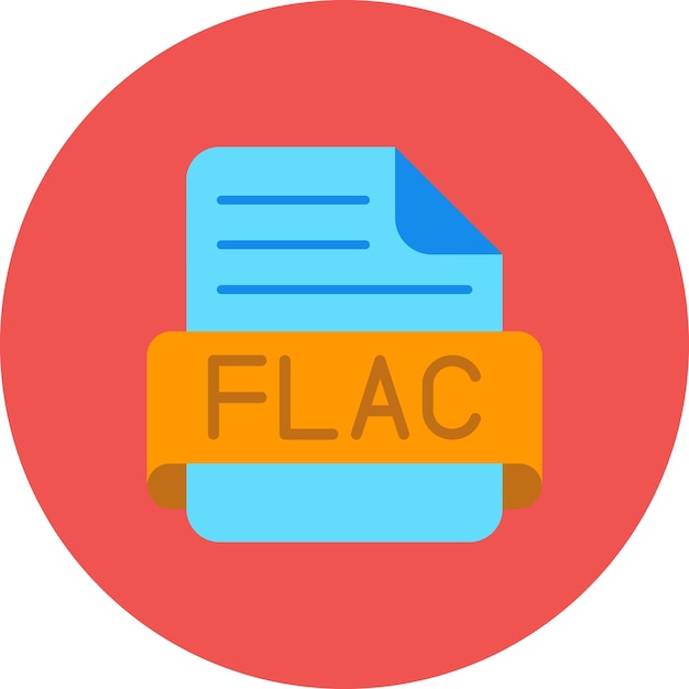 Vector flac icon