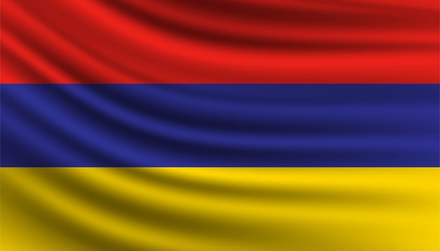 Flag of armenia background template.