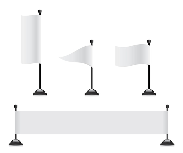 Flag banner set