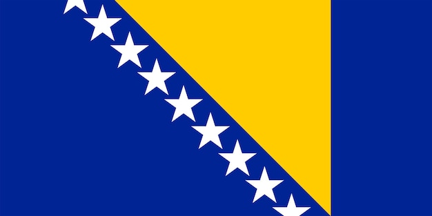 flag of Bosnia european country