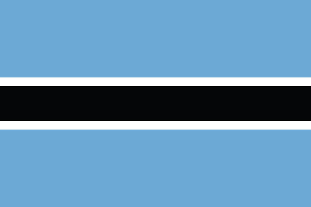 보츠와나의 국기 국기 국가