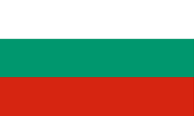 Bandiera della nazione bandiera della bulgaria