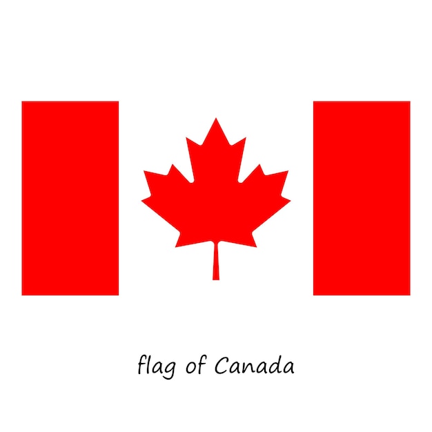 Vector flag of canada