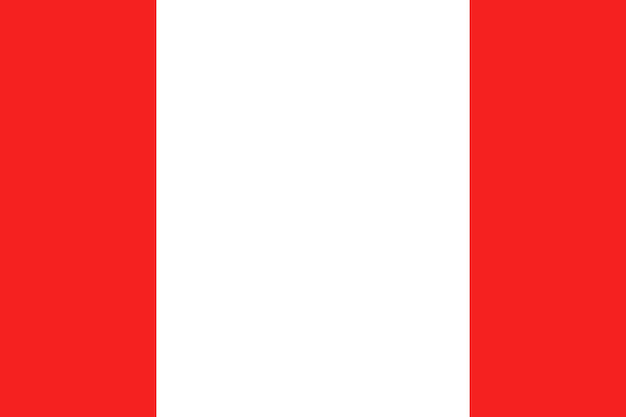 Vector flag of canada