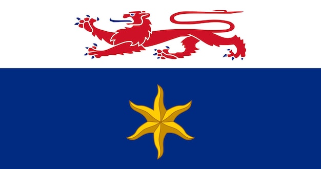 Flag of the city of Hobart Australia vector image