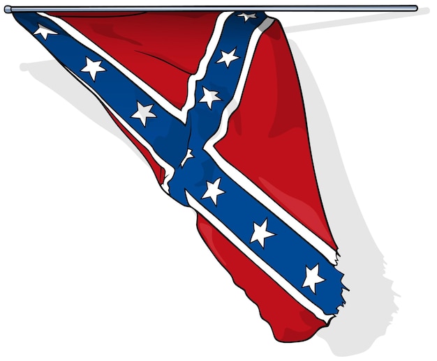 Flag Of Confederate States Army In Usa