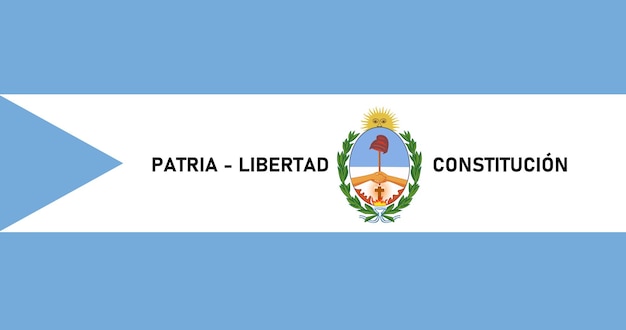 Vector flag of corrientes city in argentina vector image