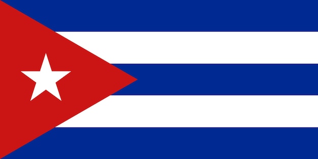 flag of cuba flag nation vektor illustration