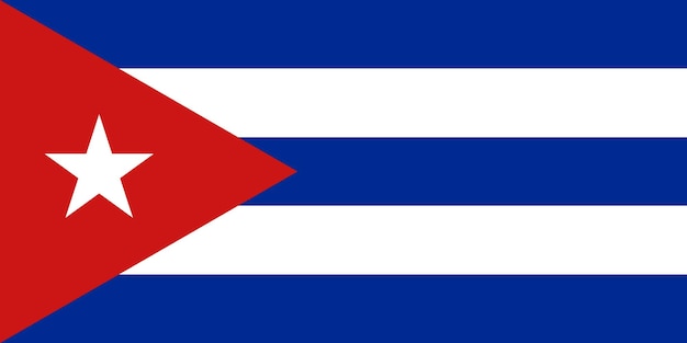 Bandiera della nazione bandiera di cuba