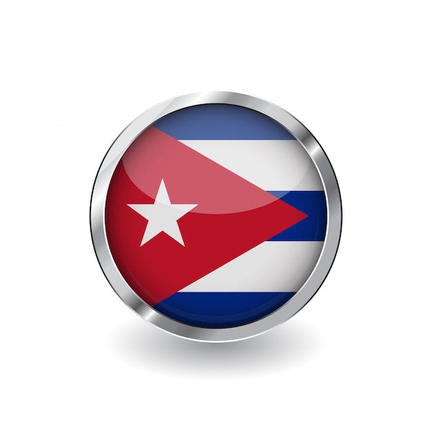 Vector flag of cuba