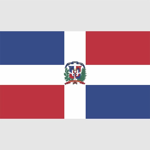 A flag of the dominican republic