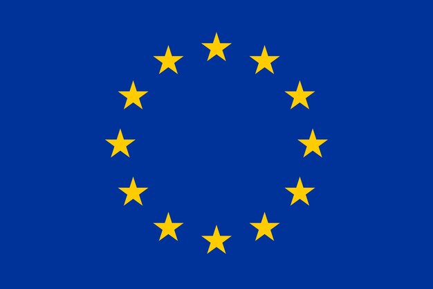 Vector flag of europe