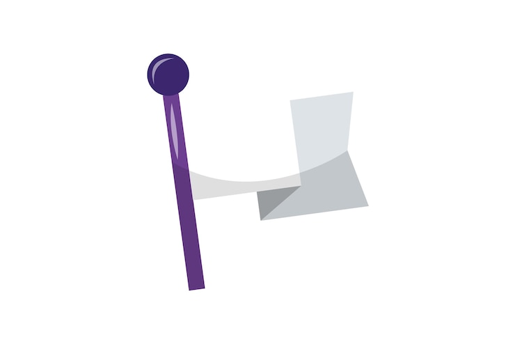 Vector flag functional game related sticker