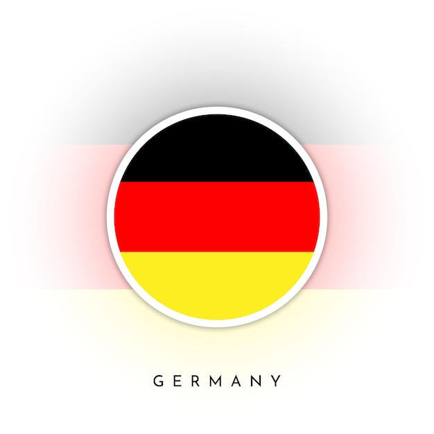 Flag of germany template design