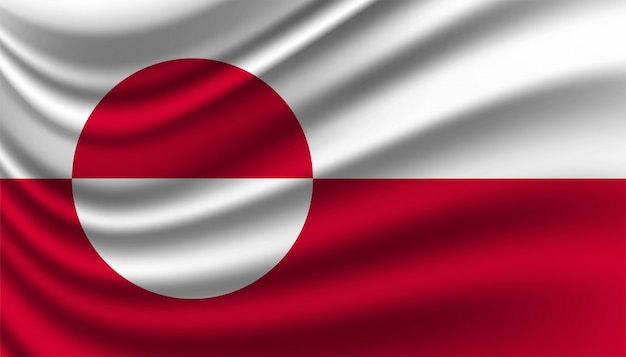 Flag of Greenland background.