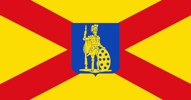 Flag of Hooglede Municipality in Belgium vector image