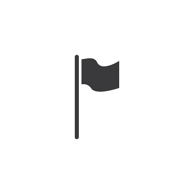 Flag icon flat design vector