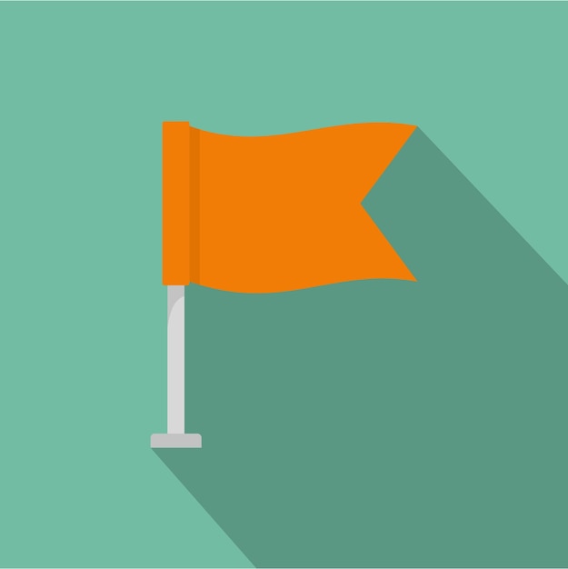 Vector flag icon flat illustration of flag vector icon for web