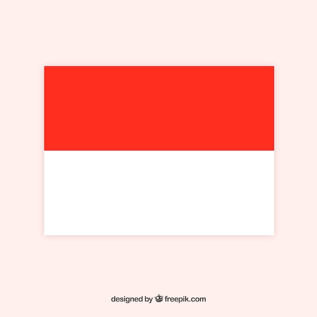 Flag of indonesia