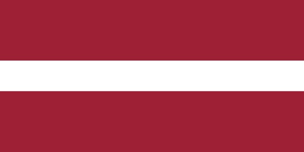 Vector flag of latvia flag nation