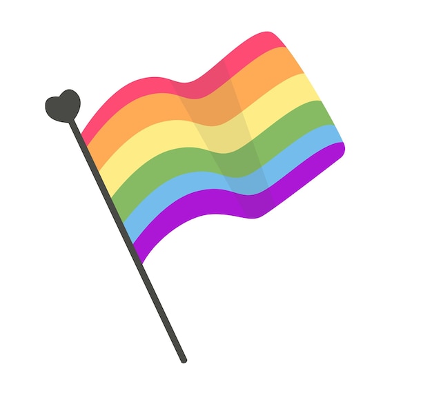 하 바탕에 고립된 LGBT 발 LGBT 자부심 커뮤니티