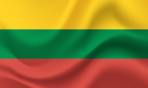 A flag of the lithuania flag